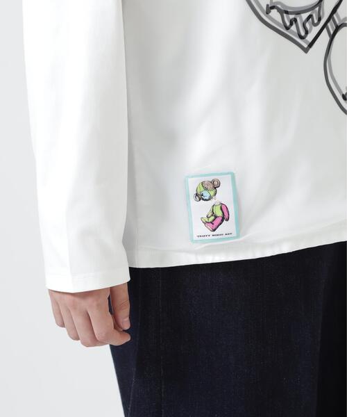 TRIPPY ART（トリッピーアート）の「TRIPPY ART（トリッピーアート）ONI HERTS 3D L/S TEE（Tシャツ/カットソー・メンズ・ホワイト・S/L/M/XL）」の10枚目の写真