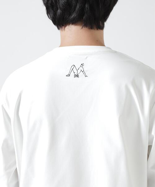 TRIPPY ART（トリッピーアート）の「TRIPPY ART（トリッピーアート）ONI HERTS 3D L/S TEE（Tシャツ/カットソー・メンズ・ホワイト・S/L/M/XL）」の11枚目の写真
