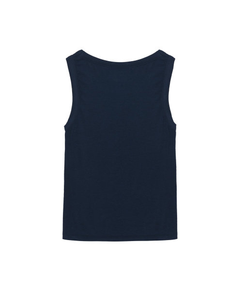 NICK&NICOLE(ニックアンドニコール)の「LETTERING SLEEVELESS TOP_NAVY(Tシャツ/カットソー・レディース・その他・FREE)」の2枚目の写真