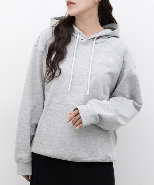 THE NORTH FACE(ザノースフェイス)の「THE NORTH FACE(ザ・ノースフェイス)/ワンポイント ロゴ刺繍 パーカー フーディ/M'S CORE HOODIE(パーカー・レディース・グレー/ライトブルー/ブラック/サンドベージュ・M/L/XXL/XL)」の20枚目の写真