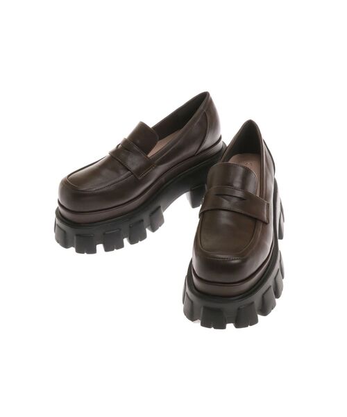 CALNAMUR(カルナムール)の「厚底ローファー(ローファー・レディース・ブラック/ブラウン・SMALL/MEDIUM/LARGE)」の13枚目の写真