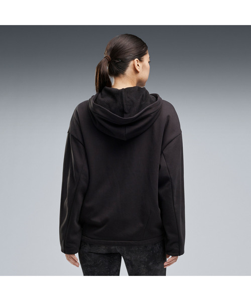 PUMA(プーマ)の「PUMA プーマ ウィメンズ ヨガ スタジオ ロング ニット ジャケット(ジャージ・レディース・グレー系その他/ブラック×レッド/グレー・LARGE/X-LARGE/MEDIUM/SMALL)」の11枚目の写真