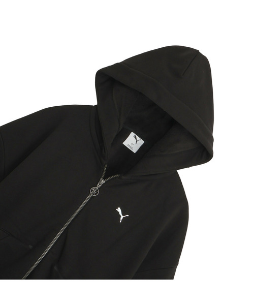 PUMA(プーマ)の「PUMA プーマ ウィメンズ ヨガ スタジオ ロング ニット ジャケット(ジャージ・レディース・グレー系その他/ブラック×レッド/グレー・LARGE/X-LARGE/MEDIUM/SMALL)」の5枚目の写真