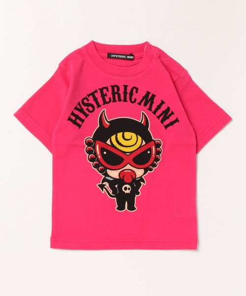 【HYSTERIC MINI】 デビルキン Tシャツ カーキ DEVILKIN 半袖Tシャツ（Tシャツ/カットソー）｜HYSTERIC MINI