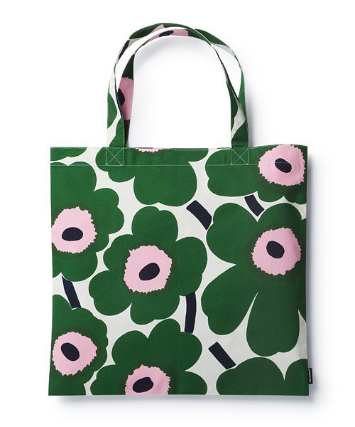 marimekko（マリメッコ）の「PIENI UNIKKO / TOTE BAG（トートバッグ・レディース・グリーン/ネイビー/ボルドー/ブラック/スカイブルー/レッド/ホワイト・FREE）」の4枚目の写真