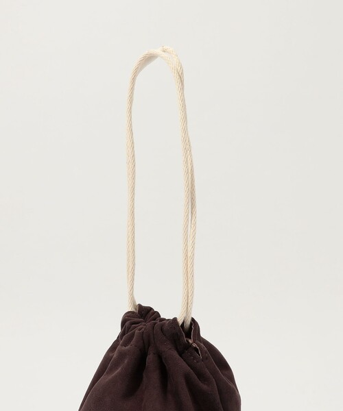 TEMBEA(テンベア)の「TEMBEA GAME POUCH 巾着バッグ(ショルダーバッグ・レディース・ダークブラウン・FREE)」の4枚目の写真