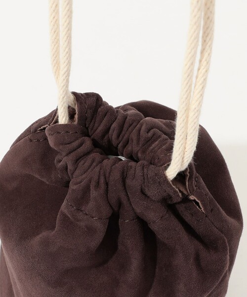 TEMBEA(テンベア)の「TEMBEA GAME POUCH 巾着バッグ(ショルダーバッグ・レディース・ダークブラウン・FREE)」の2枚目の写真
