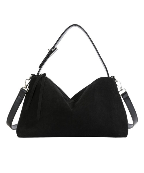 yuue' ( wear )(ユーイ)の「大容量2WAYスウェードショルダーバッグ(ショルダーバッグ・レディース・ブラック/ダークブラウン/ブラウン・FREE)」の9枚目の写真