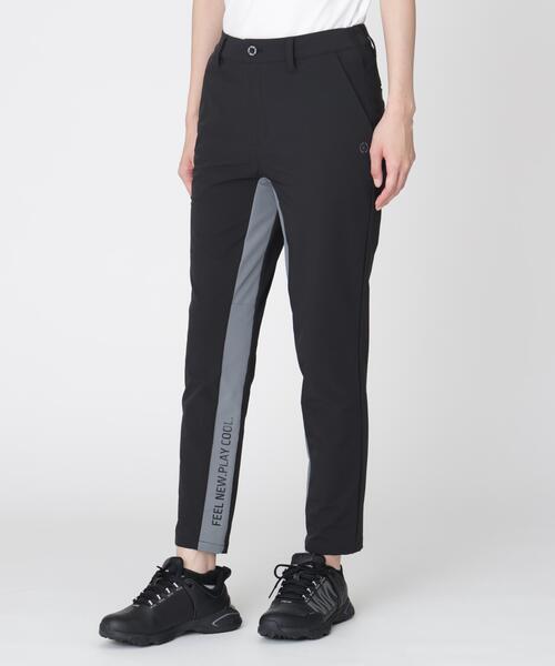 PING(ピン)の「【PING APPAREL】全方向ストレッチ二重織 フィット&ストレッチ配色テーパードパンツ (LADIES)(その他パンツ・レディース・ホワイト/ブラック/グレー・L/LL/S/M)」の3枚目の写真