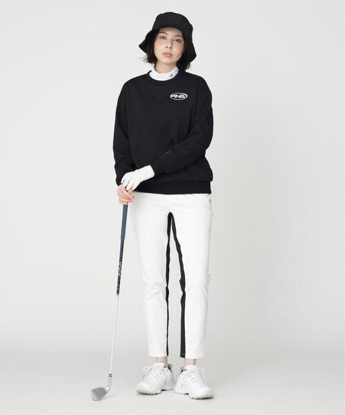 PING(ピン)の「【PING APPAREL】全方向ストレッチ二重織 フィット&ストレッチ配色テーパードパンツ (LADIES)(その他パンツ・レディース・ホワイト/ブラック/グレー・L/LL/S/M)」の19枚目の写真