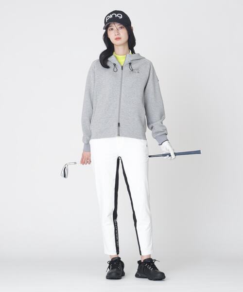 PING(ピン)の「【PING APPAREL】全方向ストレッチ二重織 フィット&ストレッチ配色テーパードパンツ (LADIES)(その他パンツ・レディース・ホワイト/ブラック/グレー・L/LL/S/M)」の21枚目の写真