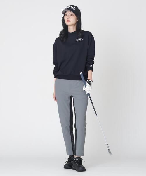 PING(ピン)の「【PING APPAREL】全方向ストレッチ二重織 フィット&ストレッチ配色テーパードパンツ (LADIES)(その他パンツ・レディース・ホワイト/ブラック/グレー・L/LL/S/M)」の10枚目の写真