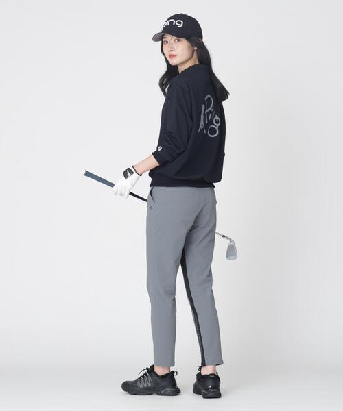 PING(ピン)の「【PING APPAREL】全方向ストレッチ二重織 フィット&ストレッチ配色テーパードパンツ (LADIES)(その他パンツ・レディース・ホワイト/ブラック/グレー・L/LL/S/M)」の11枚目の写真