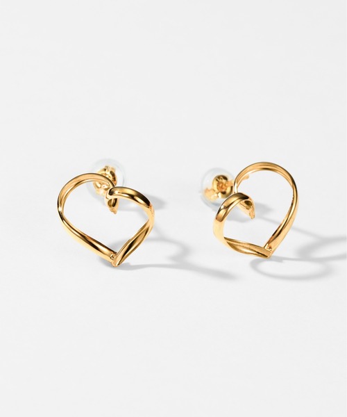 K10 ハート ピアス（S）（ピアス（両耳用））｜Jewel closet by L&Co