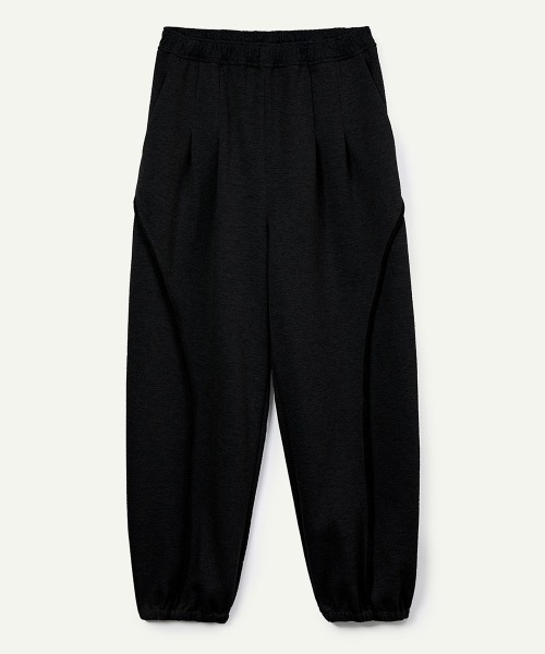 leinwande（ラインヴァンド）の「【leinwande】26AW新作 Balloon Track Pants / バルーントラックパンツ（その他パンツ・レディース・White/Black・ONE SIZE）」の2枚目の写真