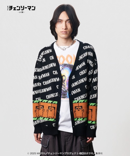 glamb（グラム）の「Pochita Cardigan / ポチタ カーディガン（カーディガン/ボレロ・メンズ・ブラック/ホワイト・XL/L/M）」の14枚目の写真