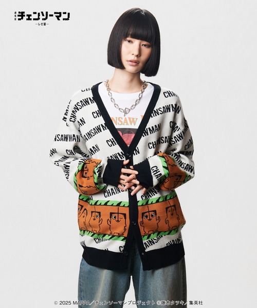 glamb（グラム）の「Pochita Cardigan / ポチタ カーディガン（カーディガン/ボレロ・メンズ・ブラック/ホワイト・XL/L/M）」の16枚目の写真
