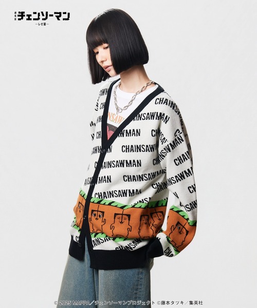 glamb（グラム）の「Pochita Cardigan / ポチタ カーディガン（カーディガン/ボレロ・メンズ・ブラック/ホワイト・XL/L/M）」の3枚目の写真