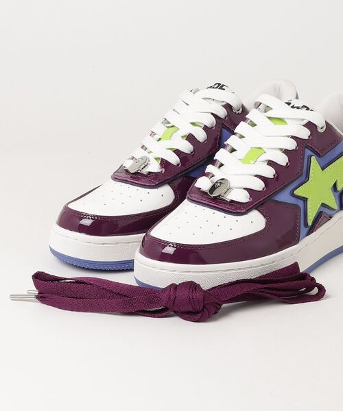 A BATHING APE（アベイシングエイプ）の「BAPE STA ICON #1（スニーカー・レディース・パープル/ピンク・6/5）」の15枚目の写真