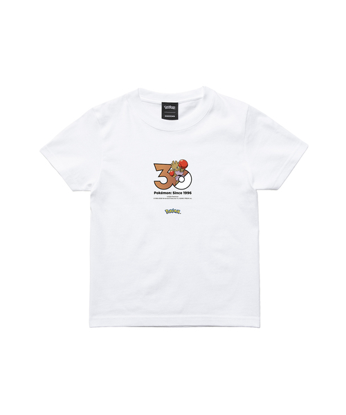 ZOZOSPOT（ゾゾスポット）の「Pokemon 30th Anniversary 1025 T-shirt 「エビワラー」（Tシャツ/カットソー・レディース・ホワイト・SMALL/MEDIUM/LARGE/130cm/140cm/150cm/160cm/X-LARGE/XX-LARGE/XXX-LARGE/100cm/110cm/120cm）」の2枚目の写真