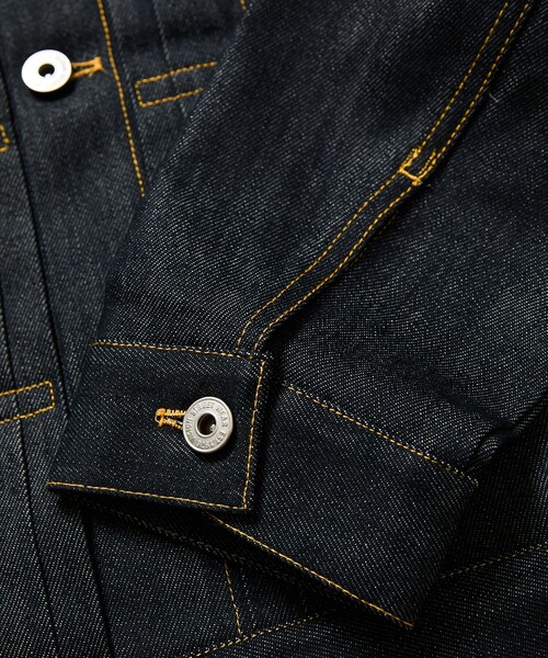 VISION STREET WEAR(ヴィジョンストリートウェア)の「VISION STREET WEAR/ヴィジョンストリートウェアー 限定展開 Rigid Denim JKT / リジットデニムジャケット(デニムジャケット・メンズ・ブラック/インディゴブルー・X-LARGE/LARGE/MEDIUM)」の9枚目の写真
