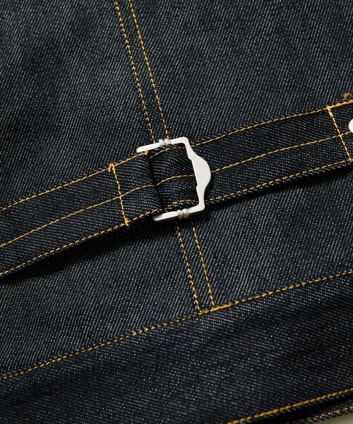 VISION STREET WEAR(ヴィジョンストリートウェア)の「VISION STREET WEAR/ヴィジョンストリートウェアー 限定展開 Rigid Denim JKT / リジットデニムジャケット(デニムジャケット・メンズ・ブラック/インディゴブルー・X-LARGE/LARGE/MEDIUM)」の10枚目の写真