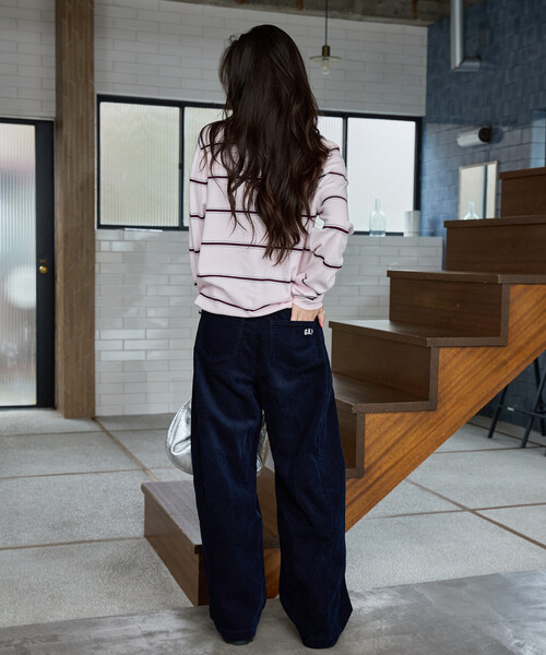 GAP(ギャップ)の「PUBLUX × GAP/ギャップ 別注 コーデュロイパンツ 限定展開(その他パンツ・レディース・オリーブ/ブラウン/ネイビー・SMALL/MEDIUM)」の21枚目の写真