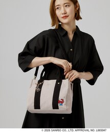 grove（グローブ）の「【Lee別注×ハローキティ】スクエア2wayトート（トートバッグ）」