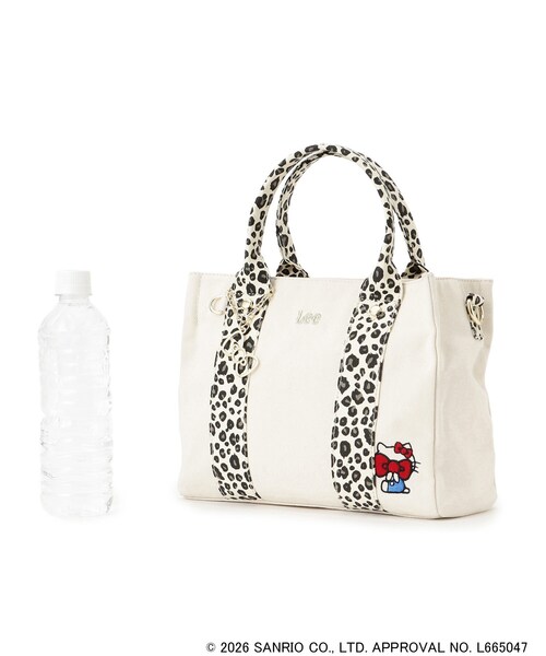 sanrio（サンリオ）の「【Lee別注×ハローキティ】スクエア2wayトート（トートバッグ・レディース・ブラック系/ベージュ系その他3/アイボリー/ブラック・00）」の13枚目の写真