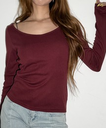 【ラウンドネック】ロングスリーブTシャル