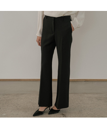 Wool blend bootcut pants [TIFA06PT04]_Black