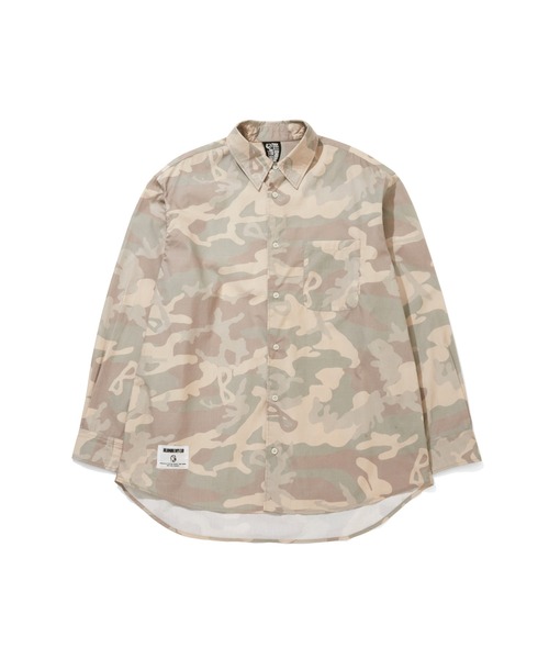 BILLIONAIRE BOYS CLUB(ビリオネア・ボーイズ・クラブ)の「B-CAMO COTTON SHIRT(シャツ/ブラウス・メンズ・ブラウン系カモフラージュ/グリーン系カモフラージュ/その他1/その他2・SMALL/MEDIUM/X-LARGE/LARGE)」の1枚目の写真