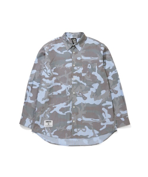 BILLIONAIRE BOYS CLUB(ビリオネア・ボーイズ・クラブ)の「B-CAMO COTTON SHIRT(シャツ/ブラウス・メンズ・ブラウン系カモフラージュ/グリーン系カモフラージュ/その他1/その他2・SMALL/MEDIUM/X-LARGE/LARGE)」の3枚目の写真