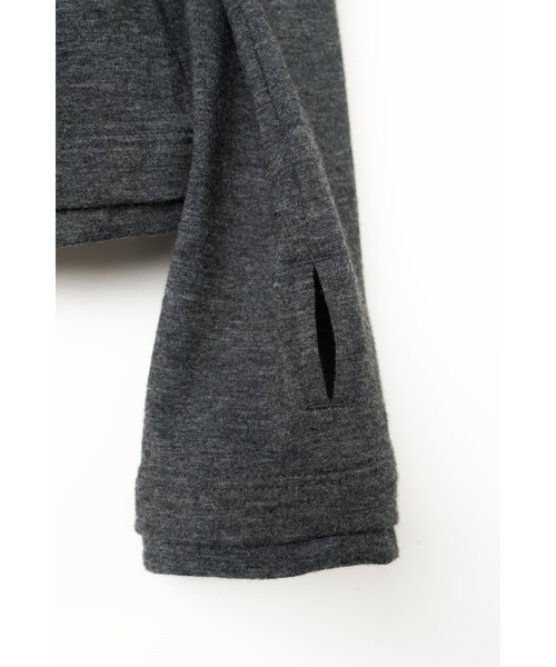 Knuth Marf(クヌースマーフ)の「u-neck slim top(Tシャツ/カットソー・レディース・ブラック/オレンジ/チャコール・FREE)」の19枚目の写真