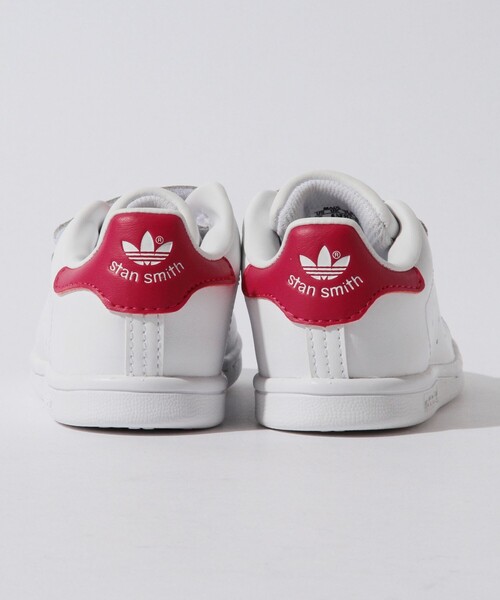 B:MING by BEAMS（ビーミングバイビームス）の「▼adidas / STANSMITH　CF I（14cm～16cm）（スニーカー・キッズ・ピンク/グリーン・14/15 /16）」の12枚目の写真