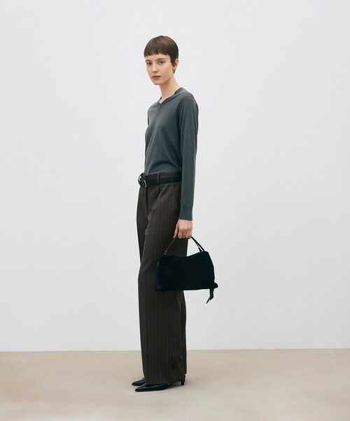 RIPANI（リパーニ）の「RIPANI RONDINE ムートンコンビ ショルダーバッグ M（ショルダーバッグ・レディース・グレー系その他2/ブラック系その他・FREE）」の3枚目の写真