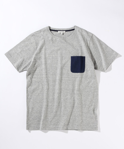 GLOBAL WORK（グローバルワーク）の「【速乾】ハリポケＴＥＥ/712549（Tシャツ/カットソー・メンズ・ホワイト/ネイビー/オフホワイト/グレー/ワインレッド/グレー系その他/ホワイト系その他/ダークブルー・MEDIUM/SMALL/X-LARGE/LARGE）」の5枚目の写真