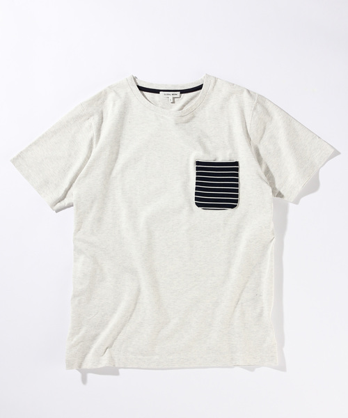 GLOBAL WORK（グローバルワーク）の「【速乾】ハリポケＴＥＥ/712549（Tシャツ/カットソー・メンズ・ホワイト/ネイビー/オフホワイト/グレー/ワインレッド/グレー系その他/ホワイト系その他/ダークブルー・MEDIUM/SMALL/X-LARGE/LARGE）」の3枚目の写真