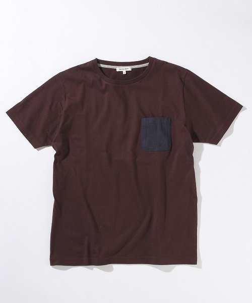 GLOBAL WORK（グローバルワーク）の「【速乾】ハリポケＴＥＥ/712549（Tシャツ/カットソー・メンズ・ホワイト/ネイビー/オフホワイト/グレー/ワインレッド/グレー系その他/ホワイト系その他/ダークブルー・MEDIUM/SMALL/X-LARGE/LARGE）」の8枚目の写真