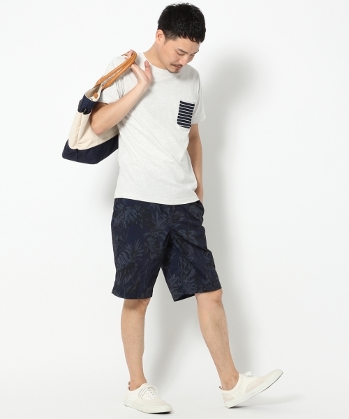 GLOBAL WORK（グローバルワーク）の「【速乾】ハリポケＴＥＥ/712549（Tシャツ/カットソー・メンズ・ホワイト/ネイビー/オフホワイト/グレー/ワインレッド/グレー系その他/ホワイト系その他/ダークブルー・MEDIUM/SMALL/X-LARGE/LARGE）」の19枚目の写真