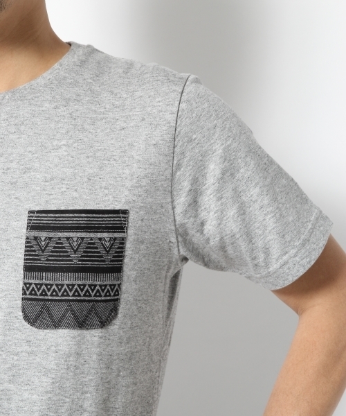 GLOBAL WORK（グローバルワーク）の「【速乾】ハリポケＴＥＥ/712549（Tシャツ/カットソー・メンズ・ホワイト/ネイビー/オフホワイト/グレー/ワインレッド/グレー系その他/ホワイト系その他/ダークブルー・MEDIUM/SMALL/X-LARGE/LARGE）」の14枚目の写真