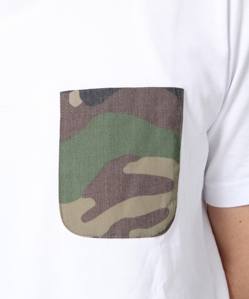 GLOBAL WORK（グローバルワーク）の「【速乾】ハリポケＴＥＥ/712549（Tシャツ/カットソー・メンズ・ホワイト/ネイビー/オフホワイト/グレー/ワインレッド/グレー系その他/ホワイト系その他/ダークブルー・MEDIUM/SMALL/X-LARGE/LARGE）」の16枚目の写真