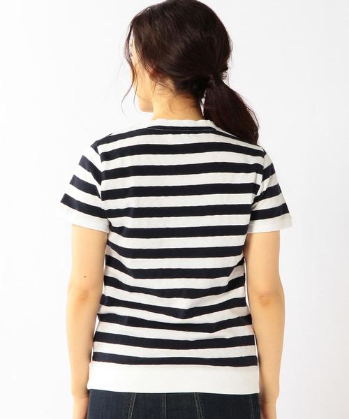 coen（コーエン）の「起毛スラブボーダープルオーバー（Tシャツ/カットソー・レディース・オフホワイト/グレー・MEDIUM/LARGE）」の8枚目の写真