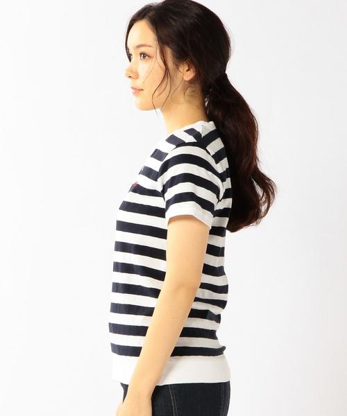 coen（コーエン）の「起毛スラブボーダープルオーバー（Tシャツ/カットソー・レディース・オフホワイト/グレー・MEDIUM/LARGE）」の10枚目の写真