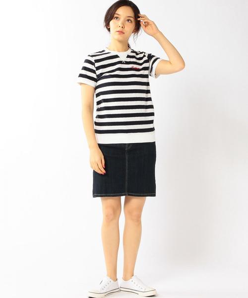 coen（コーエン）の「起毛スラブボーダープルオーバー（Tシャツ/カットソー・レディース・オフホワイト/グレー・MEDIUM/LARGE）」の11枚目の写真