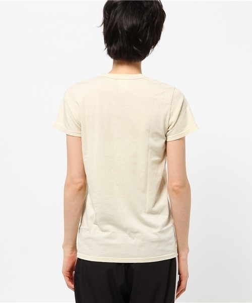 JUNK FOOD(ジャンクフード)の「CHEERS SNOOPY/スヌーピーTシャツ(Tシャツ/カットソー・レディース・キナリ・MEDIUM/SMALL/LARGE/X-SMALL)」の4枚目の写真