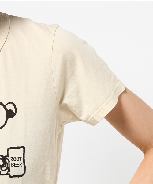 JUNK FOOD(ジャンクフード)の「CHEERS SNOOPY/スヌーピーTシャツ(Tシャツ/カットソー・レディース・キナリ・MEDIUM/SMALL/LARGE/X-SMALL)」の6枚目の写真