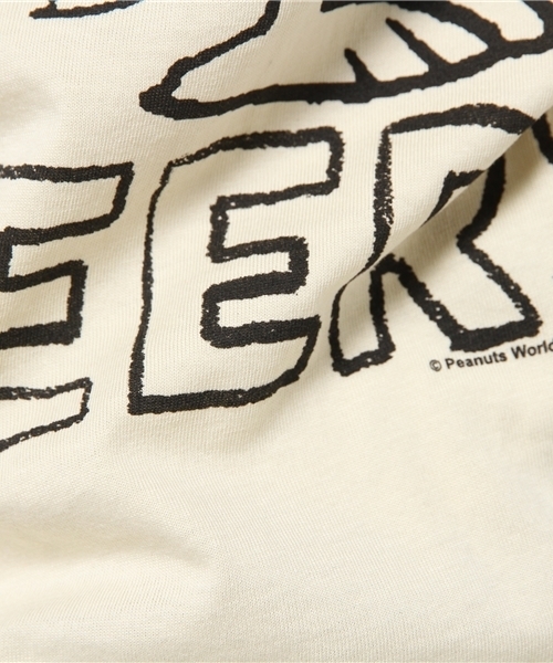 JUNK FOOD(ジャンクフード)の「CHEERS SNOOPY/スヌーピーTシャツ(Tシャツ/カットソー・レディース・キナリ・MEDIUM/SMALL/LARGE/X-SMALL)」の9枚目の写真
