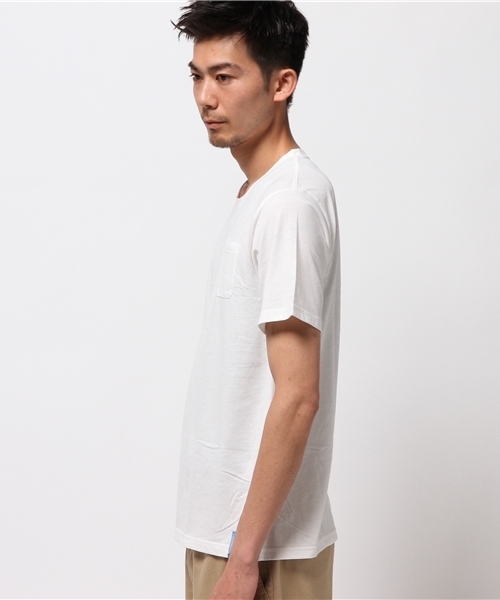 Request（リクエスト）の「【REQUEST】　2 in パックTEE　無地&ボーダー（Tシャツ/カットソー・メンズ・ブラック系その他/ホワイト×ブラック/ホワイト×ネイビー/ブルー系その他・3/2/4）」の7枚目の写真