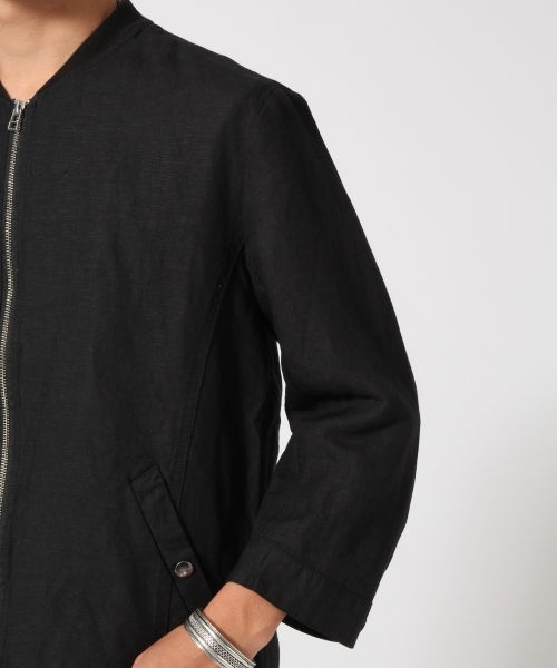 RAGEBLUE（レイジブルー）の「＜待望の入荷！＞7分袖MA-1ブルゾン/719603（MA-1・メンズ・オリーブ/ネイビー/ブラック・LARGE/MEDIUM）」の15枚目の写真